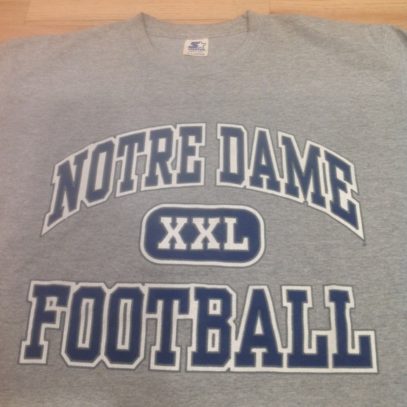 Vintage Notre Dame Starter T Shirt - Picture 1 of 5